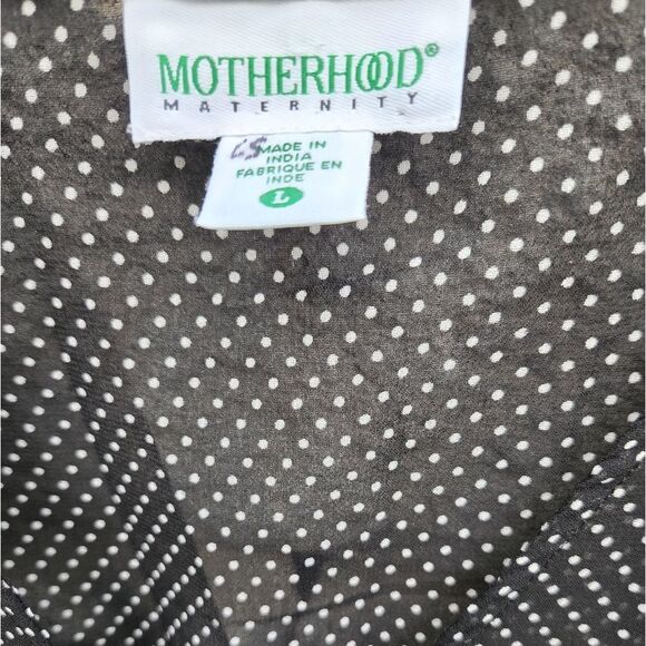 Motherhood Maternity polka dot blouse - Picture 4 of 4